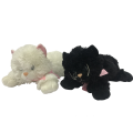 Plush Cat Black And White